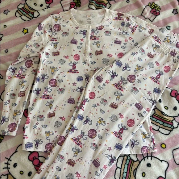 Roller Rabbit boogie monkeyland pajama set - Picture 5 of 5